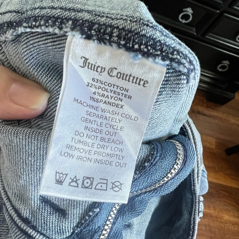 NWT Juicy Couture Denim Skirt 27 - Picture 9 of 10